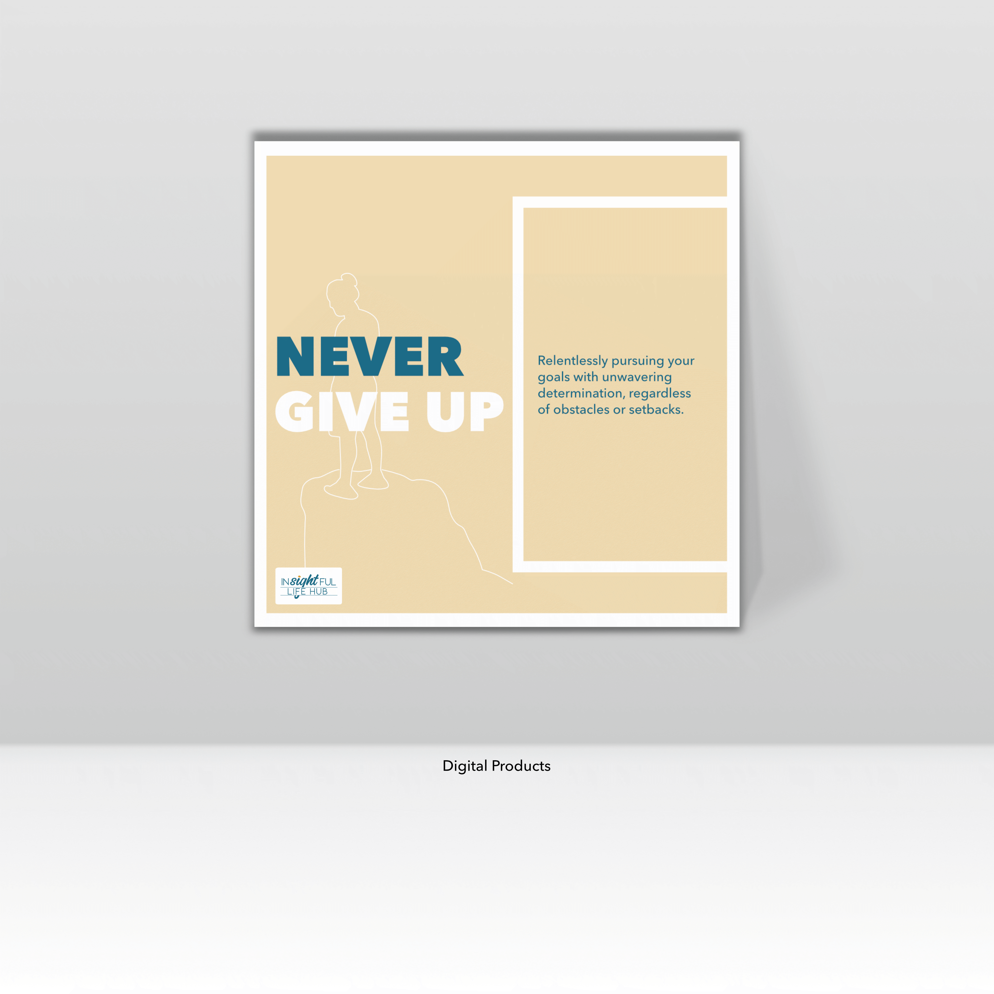 Never Give Up printable